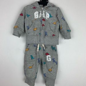 Baby GAP | Dinosaur Cotton Sweat Suit Set